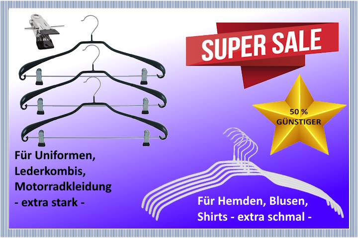 Kleiderbügel - Sonderangebote